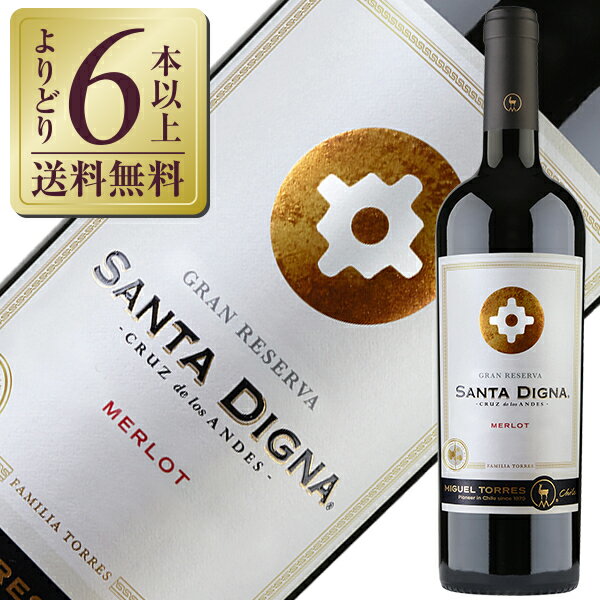 【よりどり6本以上送料無料】 ミゲル トーレス チリサンタ ディグナ メルロー グラン レゼルヴァ 2023 750ml 赤ワイン チリのサムネイル