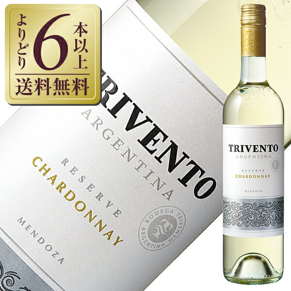 ポイント5倍 【よりどり6本以上送料無料】 トリヴェント リザーブ シャルドネ 2022 750ml 白ワイン ア..