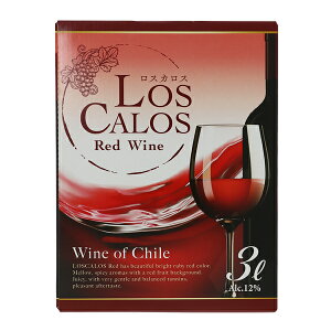 【包装不可】 ロスカロス 赤 3000ml バッグインボックス ボックスワイン 赤ワイン 箱ワイン 同一商品に限り1梱包4個まで
