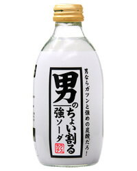 カクテス 男のちょい割る 強ソーダ 300ml 炭酸水