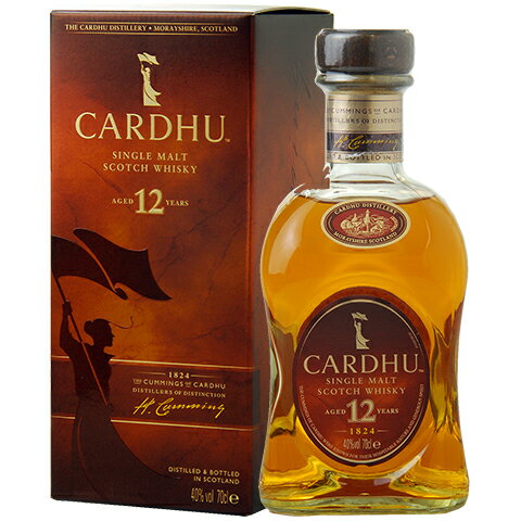 CARDHU カーデュ 12年 40度 箱付 700ml 並行 包装不可