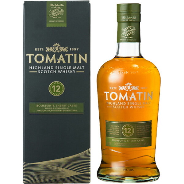 TOMATIN トマーティン 12年 43度 箱付 700ml 並行 包装不可