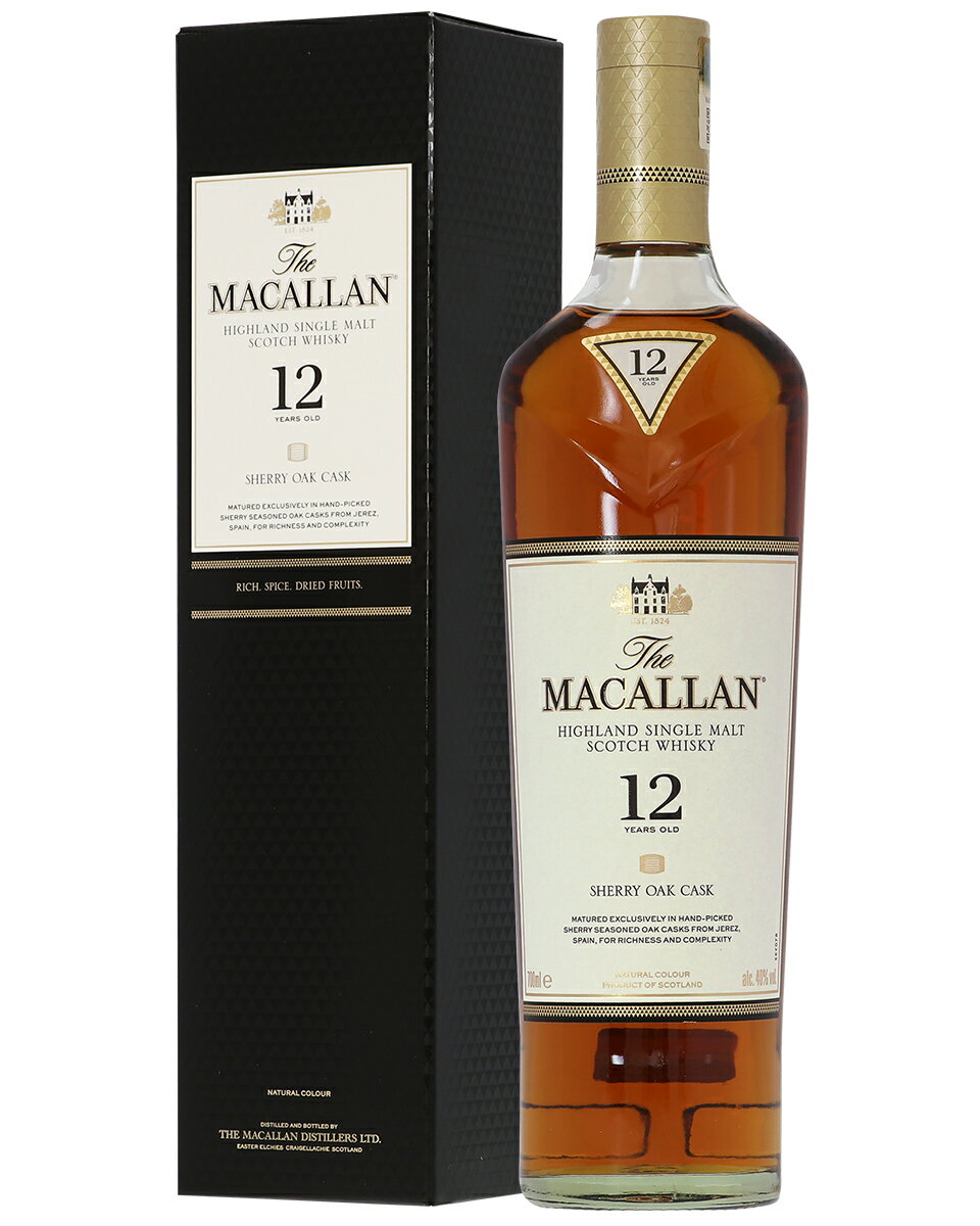 【お一人様3本限り】ザマッカラン12年40度箱付700ml正規shibazaki_MCSMF10shibazaki_MC12
