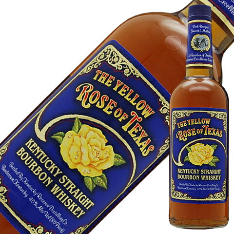 ITEM INFORMATION ブランドの性格がもっとも表現された ライトな飲み口のスタンダード・バーボン The Yellow Rose of Texas Standard ザ イエロー ローズ オブ テキサス スタンダード ザ・イエロー・ローズ・オブ・テキサスは、アメリカのケンタッキー州バーズタウンにある、バーボンの大手ヘヴン・ヒル・ディスティラリーズ社の子会社である、『ケンタッキー・リザーヴ・ディスティリング社』の主要ブランドです。歴史は古く創業は1788年まで遡ります。 ウイスキー造りに最適の地を求めていた創業者が、この地に着目し、銅製の単式蒸留器（ポットスティル）で穀物の蒸留を始め、それ以来、この銅製単式蒸留器による蒸留を伝統的技法として、今日まで守り通しています。ザ・イエロー・ローズ・オブ・テキサスのブランド名である「テキサスの黄色いバラ」とは、「テキサス美人」という意味で、南北戦争時代（1861～65年）に歌われた同名のバラードと、それに登場する女性の名前から付けられたものです。 Tasting Note オーソドックスな味わいながら、ライトな飲み口。 スタンダート・バーボンで、ブランドの性格がもっともよく出ています。 商品仕様・スペック 生産者ケンタッキー・リザーヴ・ディスティリング社 生産地アメリカ/ケンタッキー タイプバーボンウイスキー 原材料モルト、コーン 内容量700ml 度数40.00度 ※ラベルのデザインやヴィンテージが掲載の画像と異なる場合がございます。ご了承ください。※アルコールとアルコール以外を同梱した場合、楽天のシステム上クール便を選択できません。クール便ご希望の方は、備考欄の「その他のご要望」に記載ください（クール便代金 324円（税込））。