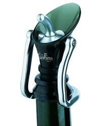 【包装不可】 カラーシャンパンストッパー&ポアラー グレー 品番:8305 winegoods