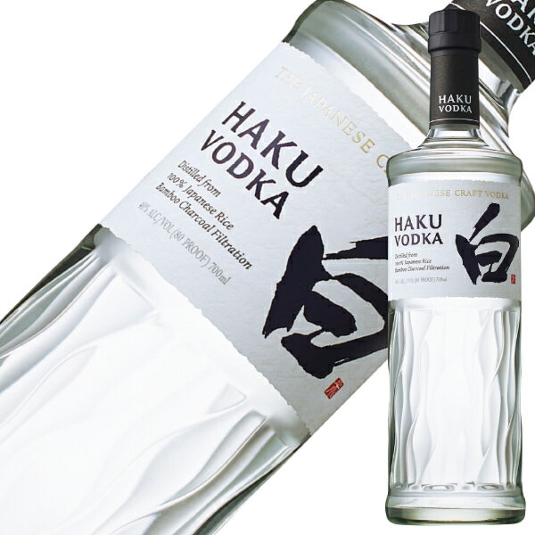 サントリー ジャパニーズ クラフトウォッカ HAKU（白 ハク） 40度 700ml sunhaku