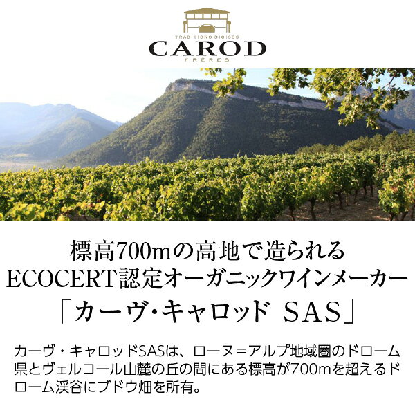 【よりどり3本以上送料無料】 カーヴ キャロッド SAS キャロッド クレレット ド オーガニック NV 750ml スパークリングワイン モスカート フランス ledled-10019710 酒類の総合専門店 フェリシティー サンプル画像2