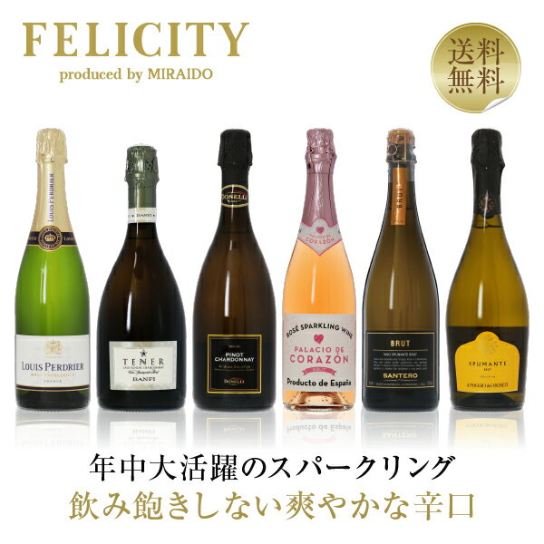 250円OFFクーポン対象 【21】フェリシティー厳選！ 至福の泡6本セット 第70弾 750ml× ...