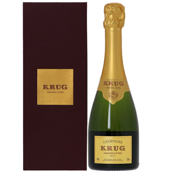 シャンパンのギフト 【ハーフ】クリュッグ グランド キュヴェ 正規 箱付 375ml シャンパン シャンパーニュ フランス