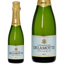 【outlet2256】【ハーフ】ドゥラモット ブリュット NV 375ml【キャップ、瓶傷、ラベル不良】