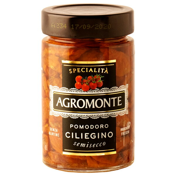 アグロモンテ セミドライトマト オイル漬け チェリートマト 200g 食品 乾燥トマト 包装不可