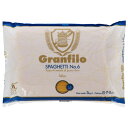 「偉大な糸」を意味するGranfilo（グランフィーロ)。スパゲッティの細長い形状と、そのおいしさを表現する名前の、モンテ物産のオリジナルブランドです。 グランフィーロ・スパゲッティは、歯ごたえのある、こしの強い食感が特徴。和風パスタなどにぴったりの細めのNo.5(1.45mm)、ソースを選ばず万能で、広く使われているNo.6(1.6mm)、少し太めでアルデンテの食感をしっかり残すNo.8(1.8mm)の3種類があります。 製粉工場が併設されており、原料段階から厳しく管理されたデュラム小麦のセモリナと、豊富で良質な水からつくられるスパゲッティは、本格的なイタリアンから、オリジナルのスパゲッティまで、幅広くお使いいただけます。 パスタの製法にはテフロンダイスとブロンズダイスの2種類あります。 テフロンダイスはテフロン加工の型を用いる製法で、麺の表面がツルツルしており、オイルソースや冷製ソースなど、比較的軽めでさっぱりとしたソースに最適。 ブロンズダイスは青銅製の型を用いる製法で、麺の表面がざらざらしています。ボロネーゼやカルボナーラ、クリームソースなど、濃厚ソースに最適です。 ITEM INFORMATION アルデンテが効いたコシのある食感 ソースを選ばず万能で 幅広く使える1.6ミリ Granfilo SPAGHETTINI No.6 グランフィーロ スパゲッティ 1.6mm（No.6） 「偉大な糸」を意味するGranfilo（グランフィーロ）。 原料段階から厳しく管理されたデュラム小麦のセモリナと、豊富で良質な水から作られるスパゲッティは、アルデンテが効いた食感が特徴です。 ソースを選ばず万能で、幅広くお使いいただけます。 商品仕様・スペック 生産者グランフィーロ 生産地イタリア タイプロングパスタ 保存方法高温多湿の場所、直射日光を避けて冷暗所に保存して下さい。 サイズ1.6mm ゆで時間7～8分 原材料デュラム小麦のセモリナ 内容量3kg ※ラベルのデザインやヴィンテージが掲載の画像と異なる場合がございます。ご了承ください。※アルコールとアルコール以外を同梱した場合、楽天のシステム上クール便を選択できません。クール便ご希望の方は、備考欄の「その他のご要望」に記載ください（クール便代金 324円（税込））。