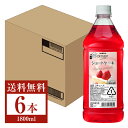 【送料無料】 アサヒ ニッカ デザートカクテル ショートケーキ 1.8L（1800ml） ペットボトル 6本 1ケース asahi nikka リキュール 包装不可 他商品と同梱不可 クール便不可