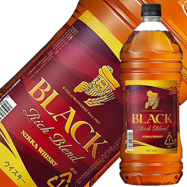ブラックニッカ リッチブレンド 40度 正規 2700ml（2.7L） ペットボトル ニッカ ウイスキー 1梱包6本まで 包装不可