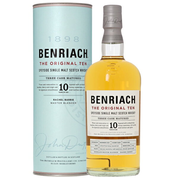 BENRIACH ベンリアック 10年 スペイサイドシングルモルト スコッチウイスキー 43度 正規 箱付 700ml 包装不可