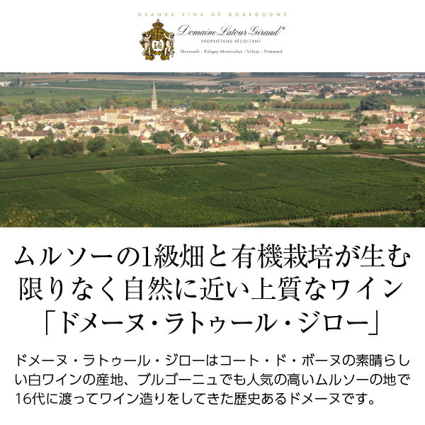 ドメーヌ ラトゥール ジロー ムルソー キュヴェ シャルル マクシム ブラン 2023 750ml 白ワイン シャルドネ フランス ブルゴーニュ 2
