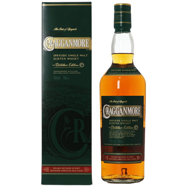 クラガンモア ディスティラーズエディション 2024 スペイサイド シングルモルト スコッチ ウイスキー 40度 箱付 700ml