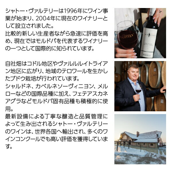 シャトー ヴァルテリー インディヴィド フェテアスカ レガーラ リースリング 2023 750ml 白ワイン モルドバ 3