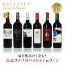 200円OFFクーポン対象 毎日飲みたい！最高コスパワイン バラエティ 赤ワイン 6本セット 第19弾 750ml×6 飲み比べ ワイン セット 