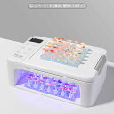 【1のつく日限定価格⇒6400円】ジェルネイル ネイル 3イン1 LED & UV ネイルライト 288W 63個のLED 自動点灯 センサー スイッチ タイマ...