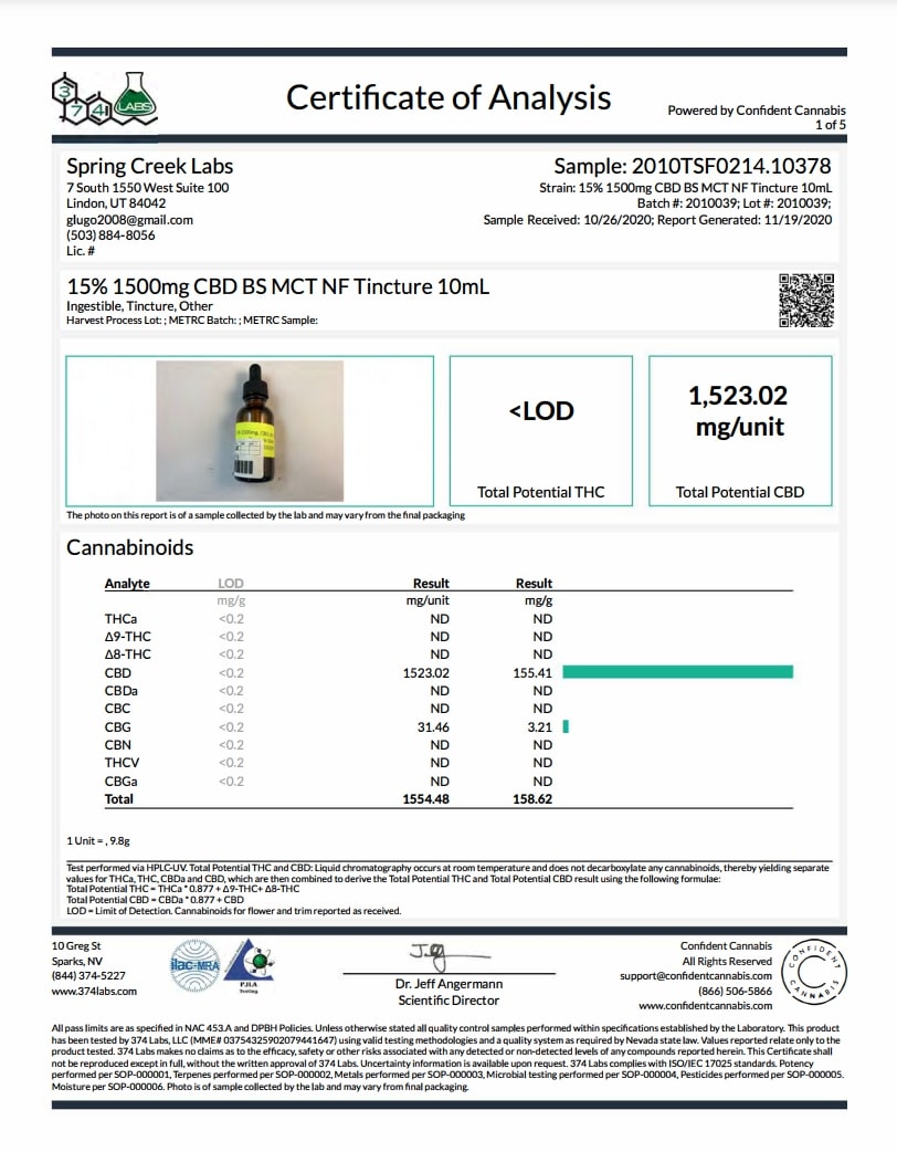CBDオイルブロードスペクトラムCBD2000mg内容量10ml濃度20%NATURECAN(ネイチャーカン)