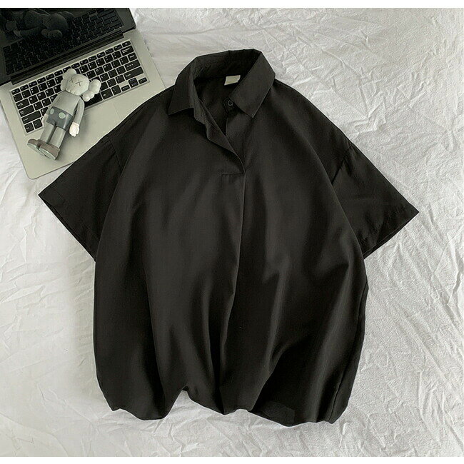Rakuten - シャツ 半袖 メンズ トップス 薄手 半袖シャツ 夏 プルオーバー おしゃれ Tシャツ シャツ衿 男性 ポロシャツ ゆったり 半袖Tシャツ