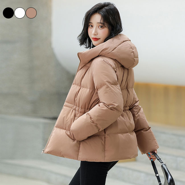 【SS限定価格&半額商品多数&お得クーポン&P2倍】【送料無料】ダウンジャケット レディース 厚手 キルティングコート 防寒 フード付き ダウンコート ハイネック おしゃれ フワフワ 冬コート 通勤 冬ジャケット ダウン アウター キルティングジャケットのサムネイル