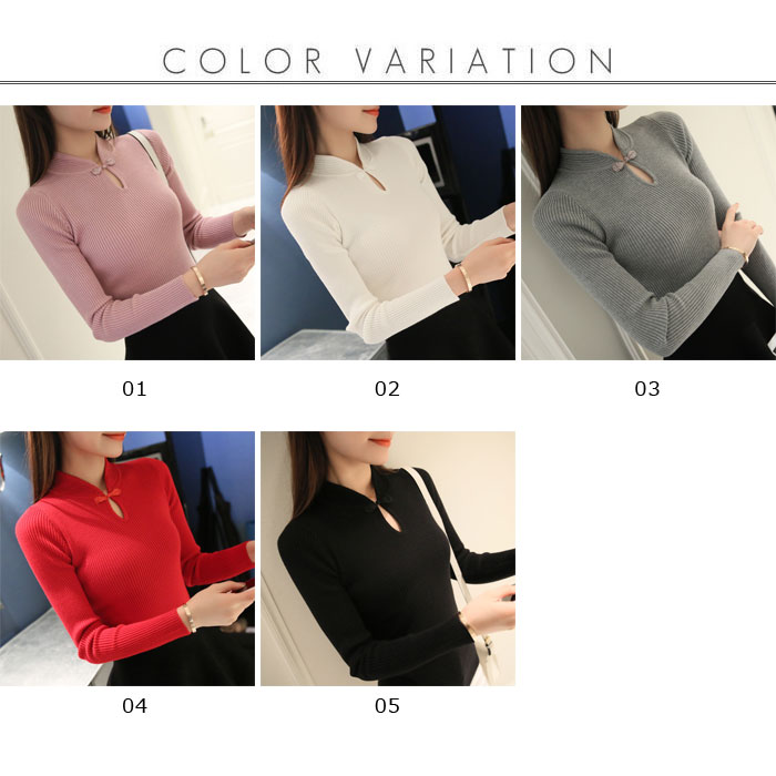 【送料無料】セーター レディース 女性 ニットセーター インナー 秋冬ニット トッ...
