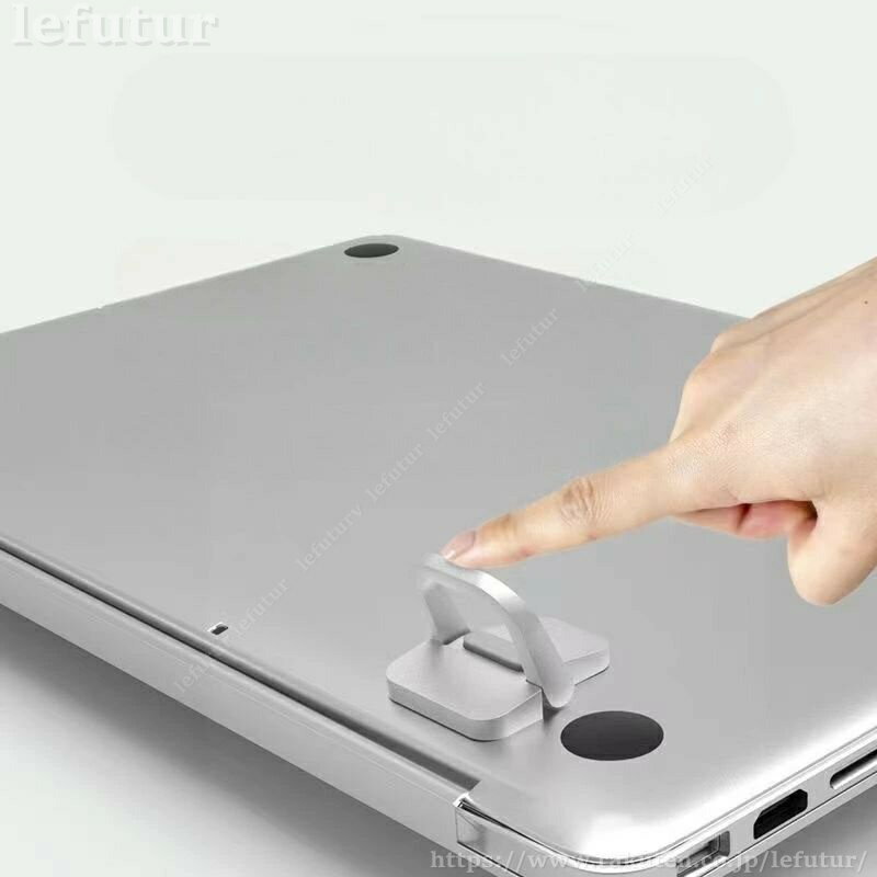 【送料無料】ノートパソコンスタンド 2個セット 粘着式 折りたたみ ラップトップ ...