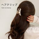 【最大10%offクーポン&ポイント2倍】【送料無料】ヘアクリップ バンスクリップ バレッタ おしゃれ シンプル クリア ホワイト ヘアアクセサリー 髪飾り プ...