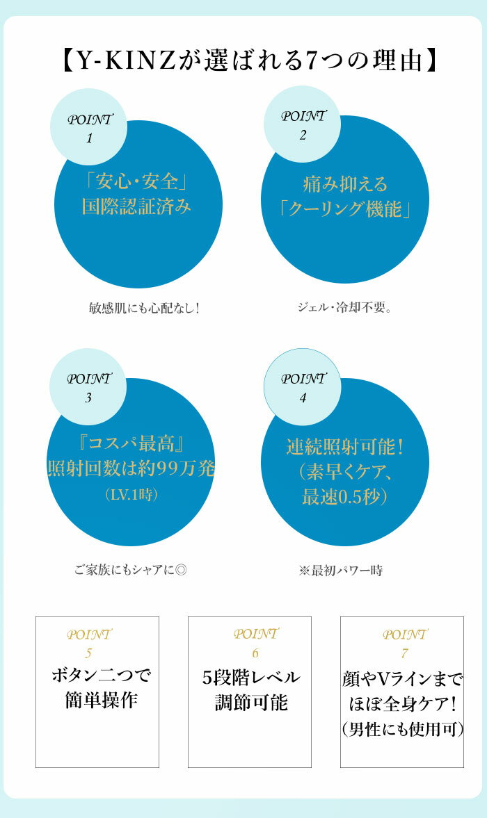 【在庫一掃！ 売り尽くしセール 中】Y-KINZ 脱毛器 光脱毛器 光美容器 光エステ フラッシュ式 ipl光脱毛器 家庭用 冷感脱毛 vio対応 99万回照射 レディース メンズ 顔/ボディ/ビキニライン 全身用 自動照射 レザー ムダ毛ケア クーリング機能 男女兼用 家庭用脱毛器