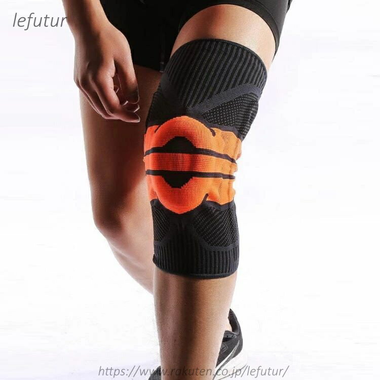O型シリコーンリング内蔵×両サイドに配置された形状記憶ボーンはスプリングデザインで強圧ヒザサポーター！膝蓋骨周辺を包み込むことで膝蓋骨をサポートし、圧力分散により関節の負担を軽減します。伸縮性に富んだニット製法で編み上げられ、膝関節を適切な圧力でサポートし、運動時の安定性をもたらします。内部には滑り止めシリコンを装着、膝サポーターにおける悩み「ズレ」を防いで快適に使用できる機能です。 サイズM L XLサイズについての説明詳しくは写真の通り。 ※サイズ表の実寸法は商品によって1-3cm程度の誤差がある場合がございます。　素材ポリエステル色2点セット1 2点セット2 2点セット3 2点セット4 2点セット5 2点セット6 2点セット7 2点セット8 2点セット9備考 ●サイズ詳細等の測り方はスタッフ間で統一、徹底はしておりますが、実寸は商品によって若干の誤差(1cm〜3cm )がある場合がございますので、予めご了承ください。●製造ロットにより、細部形状の違いや、同色でも色味に多少の誤差が生じます。●パッケージは改良のため予告なく仕様を変更する場合があります。▼商品の色は、撮影時の光や、お客様のモニターの色具合などにより、実際の商品と異なる場合がございます。あらかじめ、ご了承ください。▼生地の特性上、やや匂いが強く感じられるものもございます。数日のご使用や陰干しなどで気になる匂いはほとんど感じられなくなります。▼同じ商品でも生産時期により形やサイズ、カラーに多少の誤差が生じる場合もございます。▼
