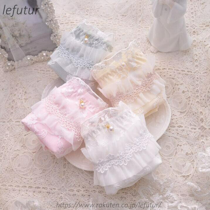 【送料無料】フレア 可愛い パンティ ショーツセット 4枚セット レース 通気 パンツ 三角 ショーツのみ シームレス 下着 ファッション 美尻 インナー 中学生 すっぽり 抗菌防臭