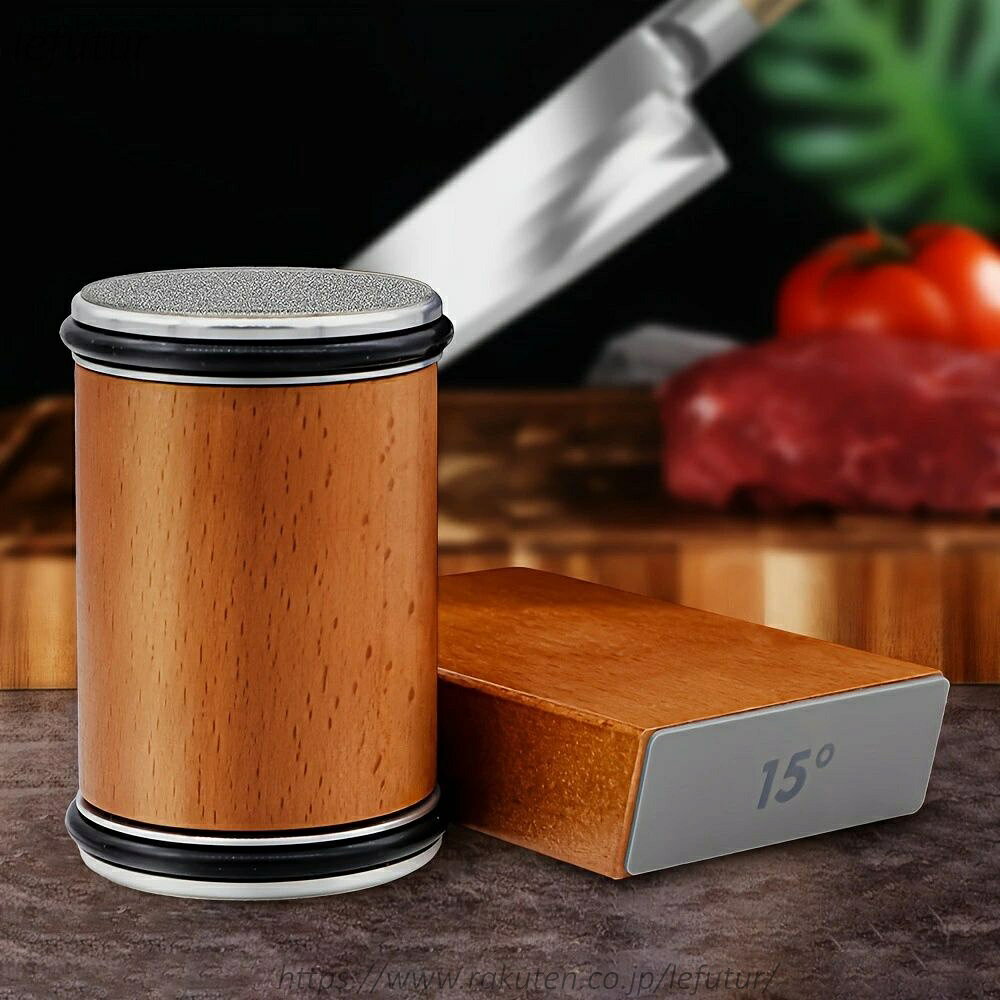 【送料無料】研ぎ器 アルミ合金 ダイヤモンドローラー 家庭用 業務用 包丁研ぎ 簡単研ぎ コンパクト 磁石固定 多機能研ぎ 刃物手入れ 12×12×7cm