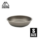 TITAN MANIA(チタンマニア) 皿 トレイ S テーブルウェア プレート チタン製 キャンプ おしゃれ 軽量 食器 ディッシュ トレー バーベキュー コ...