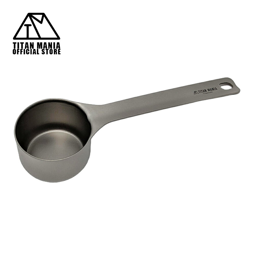 TITAN MANIA(チタンマニア) コーヒーメジャースプーン 計量 スプーン 35ml チタン製 軽量 メジャースプーン 食器 カトラリー 調理器具 キッチ...