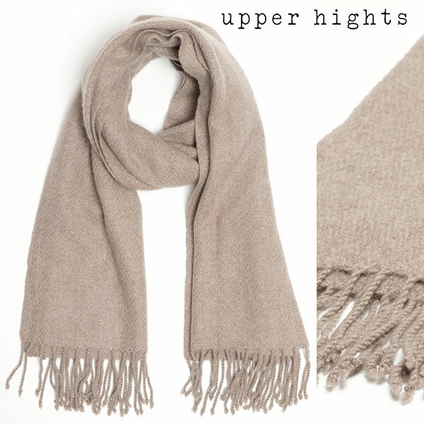 upper hights アッパーハイツ Ranka 70x200cm カシミア100% ストール トープ 21g798-taupe 100