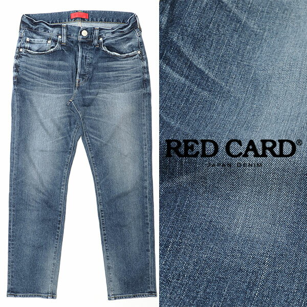 レッドカード RED CARD Rhythm+ リズムプラス ストレッチ テーパード デニムパンツ ブルー Vintage Mid　1286801kvm-bu 100