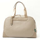 ペッレモルビダ PELLE MORBIDA Golfシリーズ 型押しPVC ボストンバッグ トープ (ベージュ) pg006-taupe 100