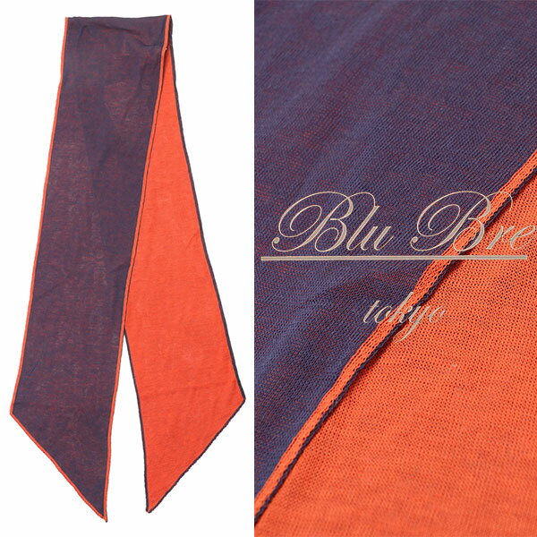 ֥֥ Blu Bre BAND TIE SCARF åȥ˥å  ͥӡ x  bbqs101-bu 100