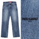 レッドカード RED CARD Rhythm Straight ストレッチ スリムストレート デニムパンツ ミディアムインディゴ Vintage Mid 717...