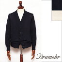 【30%OFF】ドルモア Drumohr D5C109 5ゲージ コットン Vネック カーディガン d5c109 100【返品不可】