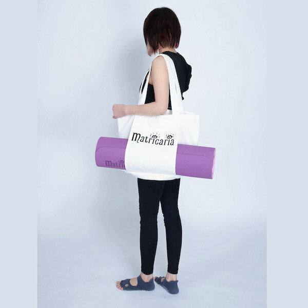 ヨガマット入れトートバッグ マットは別途販売 yoga ヨガ トートバッグ キャンバスバッグ totebag yoga..