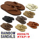 RAINBOW SANDALS「レインボーサンダルズ」#302 ダブルアーチレザー■サイズ交換片道送料無料！■【あす楽対応_関東】海外正規並行輸入品 レインボーサンダル