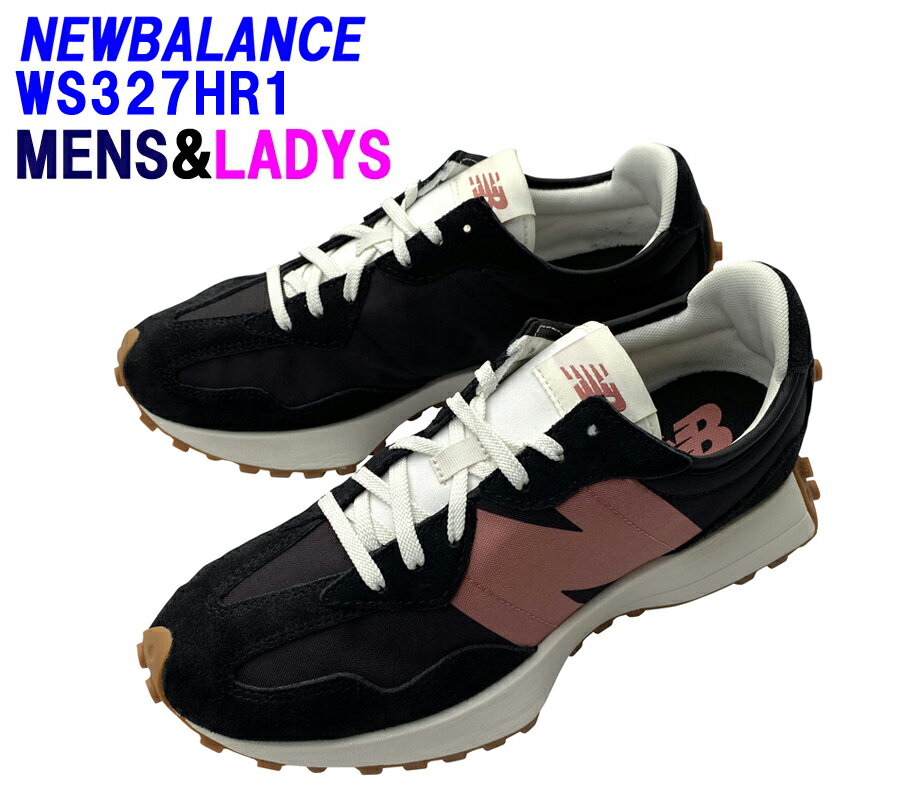 NEW BALANCE「ニューバランス」newbalanceメンズ＆レディースサイズ！WS327HR1 「BLACK/PINK」カラー Bワイズ　海外並行輸入正規品★サイズ交換片道無料★【あす楽対応_関東】