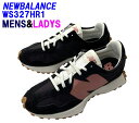 NEW BALANCE「ニューバランス」newbalanceメンズ＆レディースサイズ！WS327HR1 「BLACK/PINK」カラー Bワイズ 海外並行輸入正規品★サイズ交換片道無料★【あす楽対応_関東】