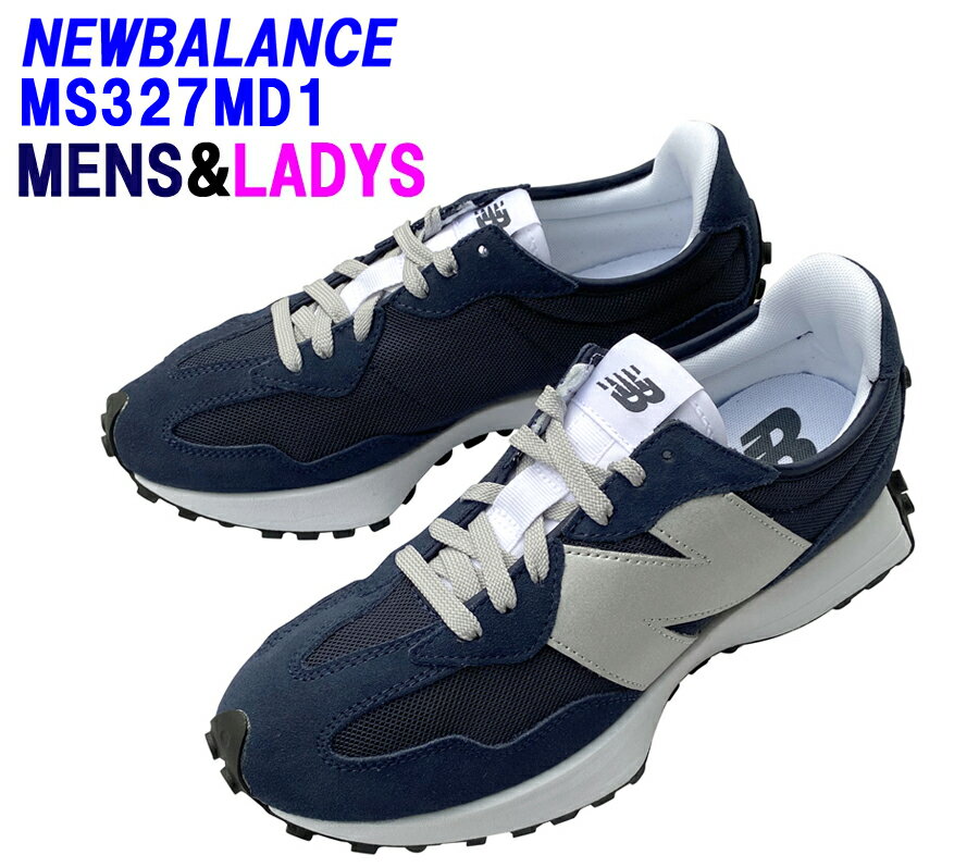 NEW BALANCE「ニューバランス」newbalanceメンズ＆レディースサイズ！MS327MD1 ネイビーカラー Dワイズ海外並行輸入正規品★サイズ交換片道無料★【あす楽対応_関東】のサムネイル