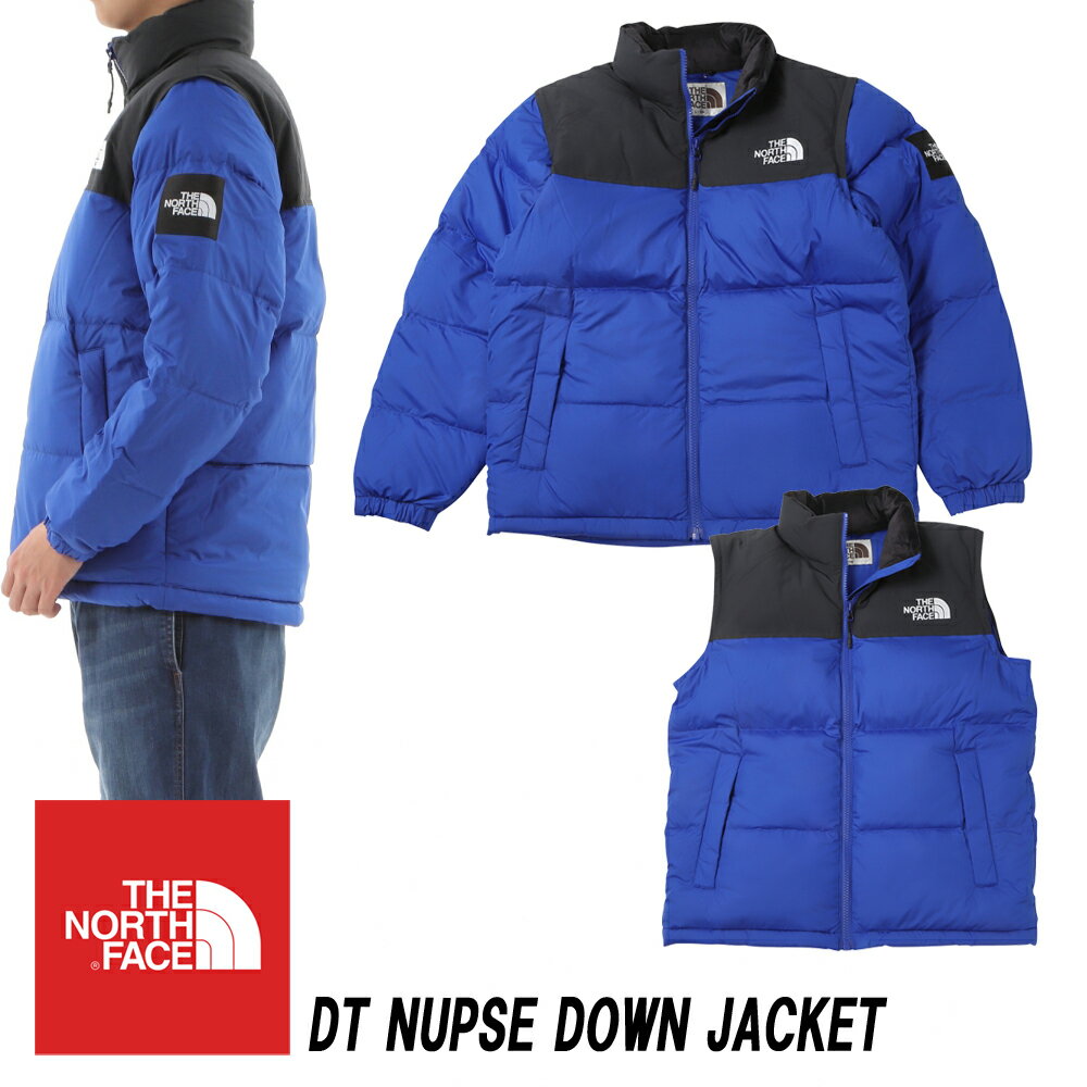 ザ・ノースフェイス/THE NORTH FACEから、海外限定モデル！DT NUPSE DOWN-JACKETが入荷！主に「韓国」のノースフェイスの総代理店からリリースされている「WHITE LABEL」というワンランク上の素材を使用したシリーズとなっております。上質なグースダウンを使用しており、軽量性、保温性にも大変優れております。収納可能なフード付き！＆左腕部分には、人気のデザイン「THE NORTH FACE」のロゴが付いております。鮮やかなブルーカラーの配色に、ダウンベストとしても使用できるデザインが最大の特徴となっております。けっして安い価格ではございませんが、生産数は少ないレアな限定モデルとなっております。サイズ感は、国内のヌプシダウンジャケットと、だいたい同じ大きさとなっております。 ■素材：素材：ポリエステル、ナイロン、ダウン etc▲▲「サイズの参考」▲▲ このページの画像の通り、「Lサイズ」を試着したところ、少しゆとりのある大きさでした。インナーに着込んで着る場合や、少しゆとりがある感じで着る場合は「Lサイズ」が良く、ほんの少しゆとりのあるジャストフィットに近い感じで着る場合は「Mサイズ」がちょうど良いサイズでした。着方の好みで選んでいただければと思います。 ■　身長168cm、体重56kg「標準体型」のスタッフ　■ Sサイズを少しだけゆとりのあるちょうど良い大きさで着用しています。Mサイズは、ほんの少しだけゆとりのある大きさで着れました。どちらかといえば、Sサイズの方がちょうど良い感じです。 ■身長170cm、体重60kg「標準体型」のスタッフ■ Sサイズをジャストフィットの大きさで、Mサイズを少しだけゆとりのある大きさで着用できました。 ■身長170cm、体重78kg「ややぽっちゃり体型」のスタッフ■ Mサイズはぴったりのジャストフィットの大きさでした。Sサイズを試着したところ、全体的にきつい感じはして、小さかったです。Lサイズは少しゆったりめの大きさでした。やはりMサイズがベストでした。 ■身長172cm、体重62kg「標準体型」のスタッフ■ Sサイズをぴったりのジャストフィットで、Mサイズを少しだけゆとりのあるちょうど良い大きさで着用できました。Lサイズはやや大きい感じでした。 ■身長174cm、体重85kg「がっちり体型」のスタッフ■ Lサイズを試着したところ、少しだけゆとりのあるちょうど良い大きさでした。Lサイズがベストです。XLサイズでもさほど大きい感じではないです。 ■身長175cm、体重60kg「標準〜やや細め体型」のスタッフ■ Sサイズをジャストフィットのちょうど良い大きさで着用できました。Mサイズも少しだけゆとりのある大きさで着れました。 ■身長178cm、体重65kg「標準体型」のスタッフ■ Mサイズをジャストフィットの大きさで着用できました。Lサイズもほんの少しだけゆとりのあるちょうど良い大きさで着れました。 ■身長178cm、体重85kg「がっちり体型」のスタッフ■ XLサイズを少しだけゆとりのあるちょうど良い大きさで着用できました。Lサイズを試着したところ、ジャストフィットで着れました。Mサイズは小さくて着れませんでした。 ■身長175cm、体重90kg「太め体型」のスタッフ■ XLサイズをジャストフィットに近い大きさで着用できました。Lサイズはお腹周りもきつく、全体的に小さい感じでした。 ■サイズで迷われている方もご安心！1回目のサイズ交換、商品交換は無料サービス！実施中。「詳しくは左部分のバナーをクリック」 ■サイズが分からない方、迷われている方は、下記にある「商品についてのお問い合わせ」からご自分の身長、体重等を教えていただければ、迅速にご返信「アドバイス」さしていただきますのでどうぞご利用下さい。 ■商品説明■ ザ・ノースフェイス/THE NORTH FACEから、海外限定モデル！DT NUPSE DOWN-JACKET が入荷！主に「韓国」のノースフェイスの総代理店からリリースされている 「WHITE LABEL」というワンランク上の素材を使用したシリーズとなっております。 上質なグースダウンを使用しており、軽量性、保温性にも大変優れております。収納 可能なフード付き！＆左腕部分には、人気のデザイン「THE NORTH FACE」のロゴが 付いております。鮮やかなブルーカラーの配色に、ダウンベストとしても使用できる デザインが最大の特徴となっております。けっして安い価格ではございませんが、生産 数は少ないレアな限定モデルとなっております。サイズ感は、国内のヌプシダウン ジャケットと、だいたい同じ大きさとなっております。 ■素材：素材：ポリエステル、ナイロン、ダウン etc