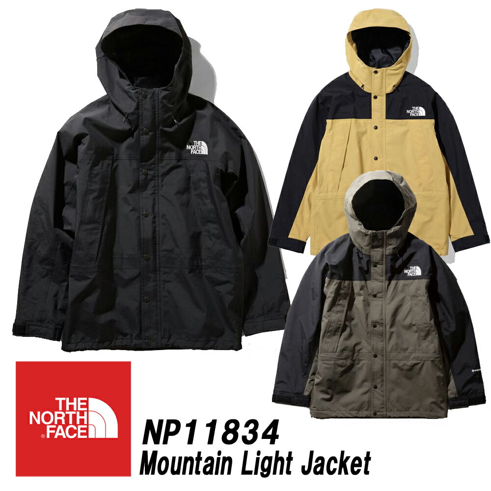 ■商品説明■ ザ・ノースフェイス「THE NORTH FACE」から、Mountain Light Jacket マウンテンライトジャケット「NP11834」が入荷！GORE-TEX2層構造を採用した防水シェルジャケット。THE NORTH FACEの定番である肩部分の切り替えを取り入れた、アイコニックなデザインです。耐久性の高い70デニールナイロンを表生地に使用し、やや長めの着丈で保温性を確保。フロントはダブルフラップ仕様で防水性を高めています。内側の専用ファスナーでインナーを連結できるジップインジップシステム対応。トレッキングやキャンプのアウトドアのみならず、デイリーユースにも適した1着です。■表地：70D GORE-TEX（2層）（表：ナイロン100％、裏：ePTFE）裏地：Embossed Taffeta（ポリエステル100％） メーカー希望小売価格はメーカーサイトに基づいて掲載しています&nbsp; ▲▲「サイズの参考」▲▲ ■　身長173cm、体重58kg「やや細め体型」のスタッフ　■ 「Mサイズ」を少しゆとりのある良い大きさで着用しています。インナーに着込んで着る場合や、少しゆとりがある感じで着る場合は「Mサイズ」が良く、ピッタリめのジャストフィットで着る場合は「Sサイズ」がちょうど良いサイズでした。着方の好みで選んでいただければと思います。 ■身長170cm、体重60kg「標準体型」のスタッフ■ Sサイズを少しだけゆとりのある大きさで着用しております。 ■身長170cm、体重78kg「ややぽっちゃり体型」のスタッフ■ Mサイズはぴったりのジャストフィットの大きさでした。Sサイズを試着したところ、全体的にきつい感じはして、小さかったです。Lサイズは少しゆったりめの大きさでした。やはりMサイズがベストでした。 ■身長172cm、体重62kg「標準体型」のスタッフ■ Sサイズをぴったりのジャストフィットで、Mサイズを少しだけゆとりのあるちょうど良い大きさで着用できました。Lサイズはやや大きい感じでした。 ■身長174cm、体重85kg「がっちり体型」のスタッフ■ Lサイズを試着したところ、少しだけゆとりのあるちょうど良い大きさでした。Lサイズがベストです。XLサイズでもさほど大きい感じではないです。 ■身長175cm、体重60kg「標準〜やや細め体型」のスタッフ■ Sサイズをジャストフィットのちょうど良い大きさで着用できました。Mサイズも少しだけゆとりのある大きさで着れました。 ■身長178cm、体重65kg「標準体型」のスタッフ■ Mサイズをジャストフィットの大きさで着用できました。Lサイズもほんの少しだけゆとりのあるちょうど良い大きさで着れました。 ■身長175cm、体重90kg「太め体型」のスタッフ■ XLサイズをジャストフィットに近い大きさで着用できました。Lサイズはお腹周りもきつく、全体的に小さい感じでした。 ■サイズで迷われている方もご安心！1回目のサイズ交換、商品交換は無料サービス！実施中。「詳しくは左部分のバナーをクリック」 ■サイズが分からない方、迷われている方は、下記にある「商品についてのお問い合わせ」からご自分の身長、体重等を教えていただければ、迅速にご返信「アドバイス」さしていただきますのでどうぞご利用下さい。 &nbsp; ■商品説明■ ザ・ノースフェイス「THE NORTH FACE」から、 Mountain Light Jacket マウンテンライトジャケット 「NP11834」が入荷！GORE-TEX2層構造を採用した防水 シェルジャケット。THE NORTH FACEの定番である肩部分の 切り替えを取り入れた、アイコニックなデザインです。 耐久性の高い70デニールナイロンを表生地に使用し、やや 長めの着丈で保温性を確保。フロントはダブルフラップ仕様 で防水性を高めています。内側の専用ファスナーでインナー を連結できるジップインジップシステム対応。トレッキングや キャンプのアウトドアのみならず、デイリーユースにも適した1着です。 ■表地：70D GORE-TEX（2層）（表：ナイロン100％、裏：ePTFE） 裏地：Embossed Taffeta（ポリエステル100％）