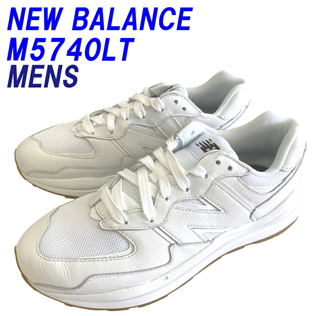 ★セール開始★NEW BALANCE「ニューバランス」newbalanceM5740LT ホワイト/ガムソール Dワイズ海外並行輸入正規品★サイズ交換片道送料無料★